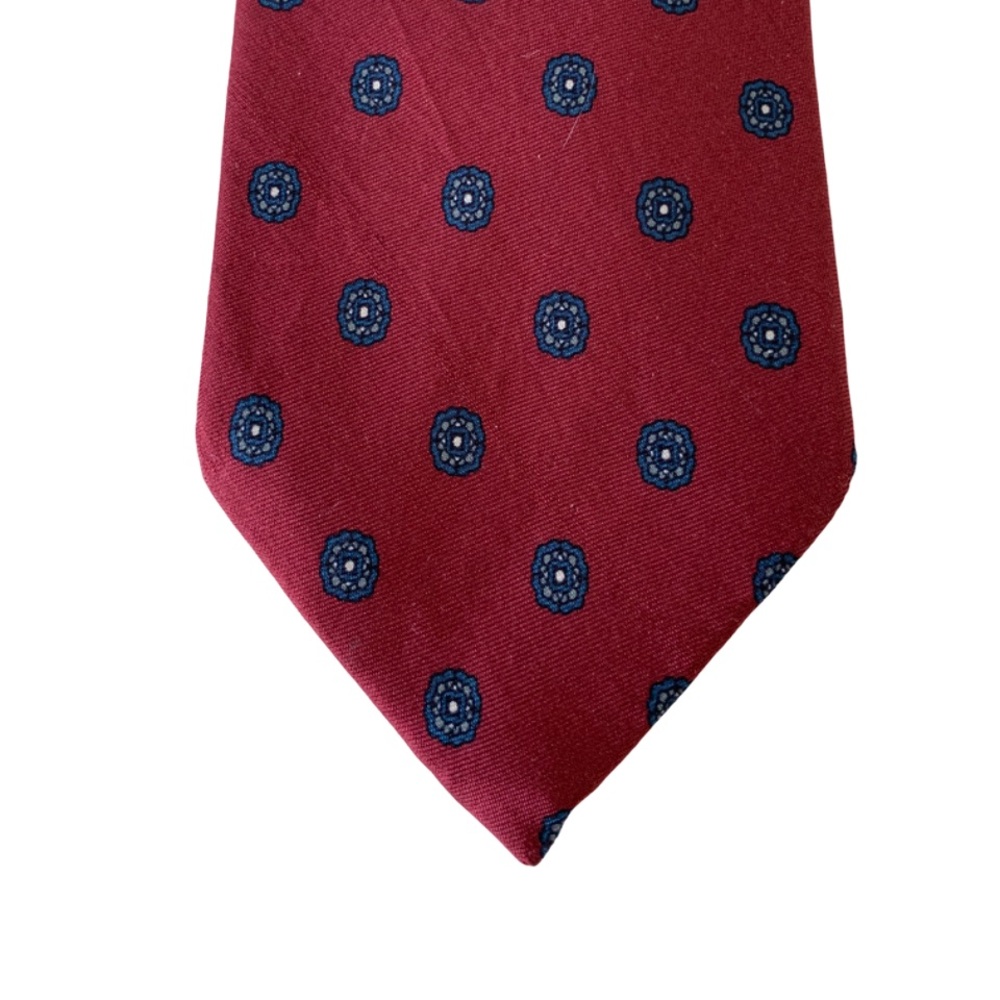 VINTAGE FERRELL REED For Nordstrom Tie Men's Silk Hand Printed in England EUC